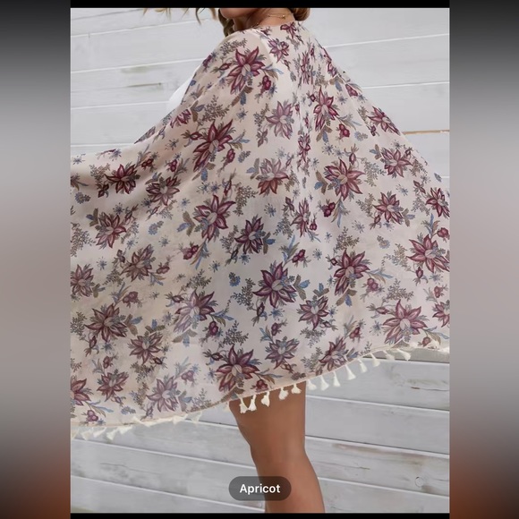 Floral Kimono 2X NWOT - Picture 5 of 6
